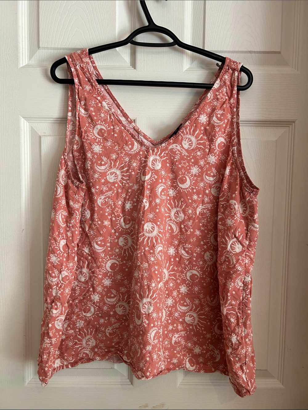 torrid Coral Celestial V-Neck Tank